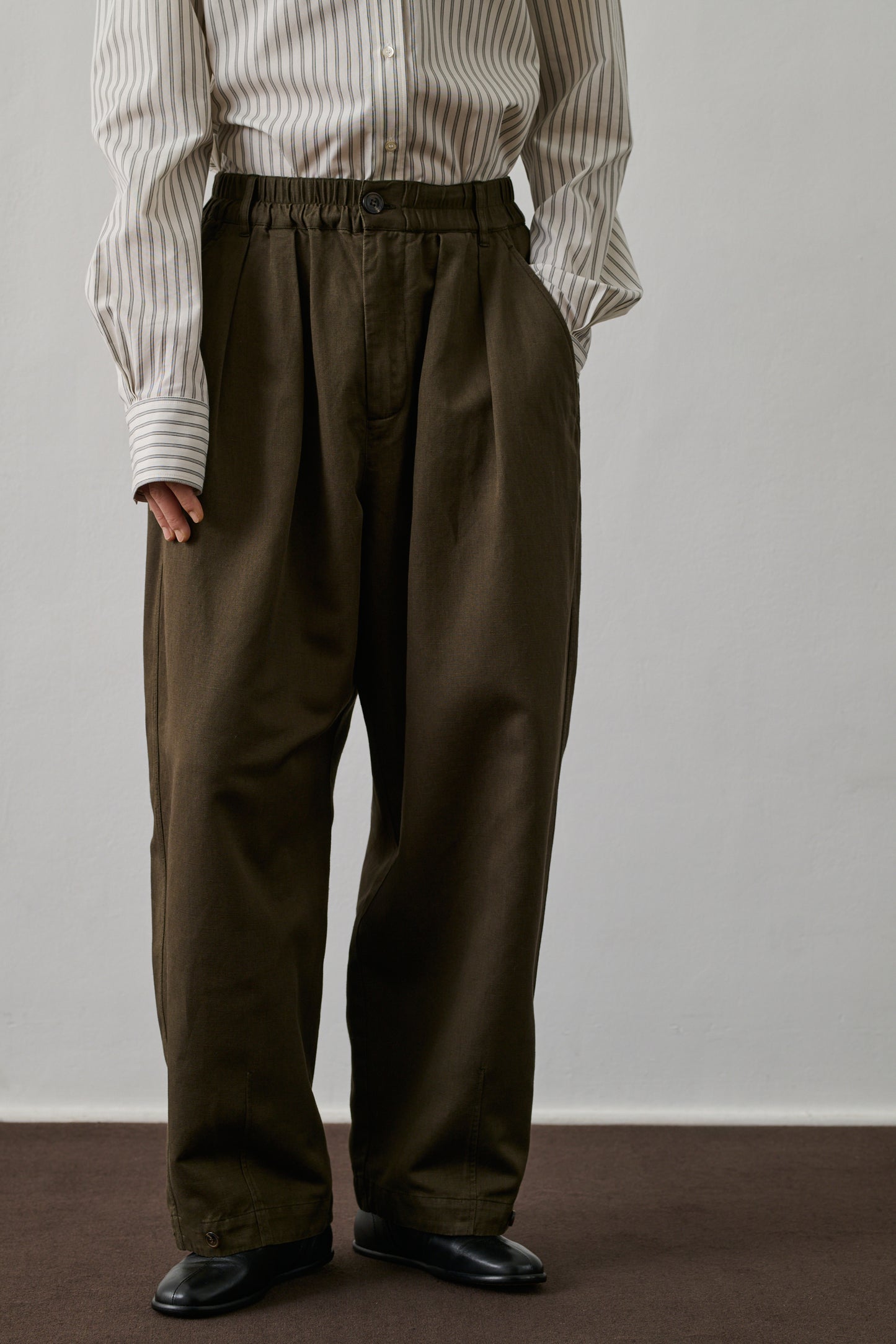 Pantalon Vernon - Kaki - Lin - Femme