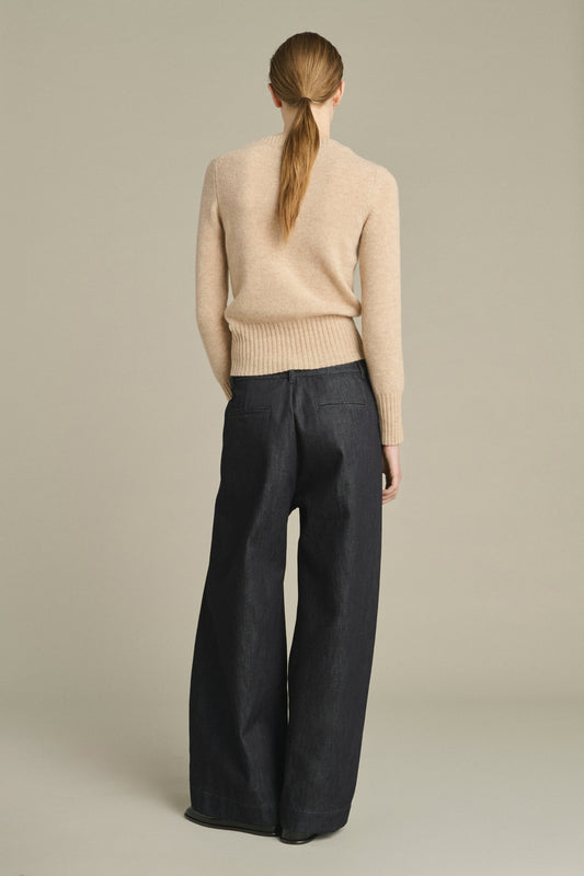 Pullover Gipsy - Ecru Marl - Merino Wool - Women