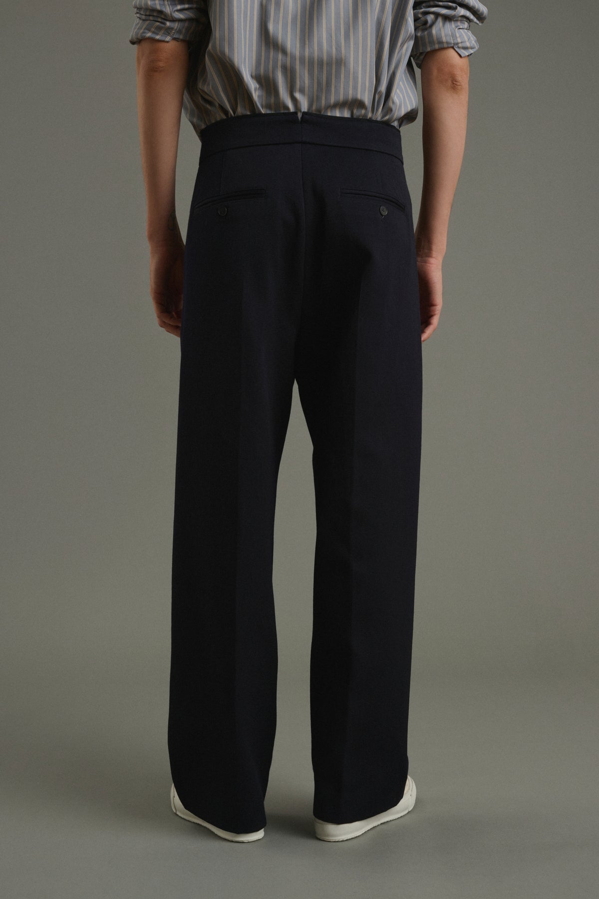 Trousers Antonin - Dark Navy - Wool - Men vue 3