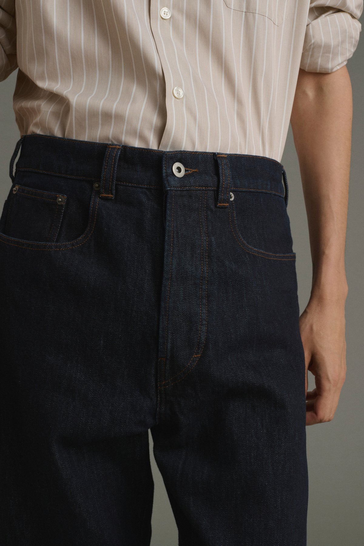Tom jeans - Raw Blue Denim - Cotton - Men vue 4