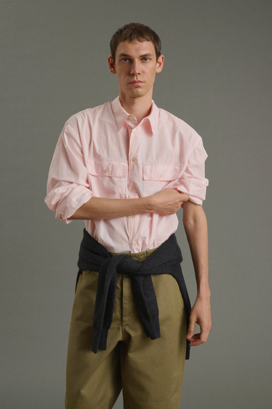 Shirt Isaac - Pale Pink - Cotton - Men