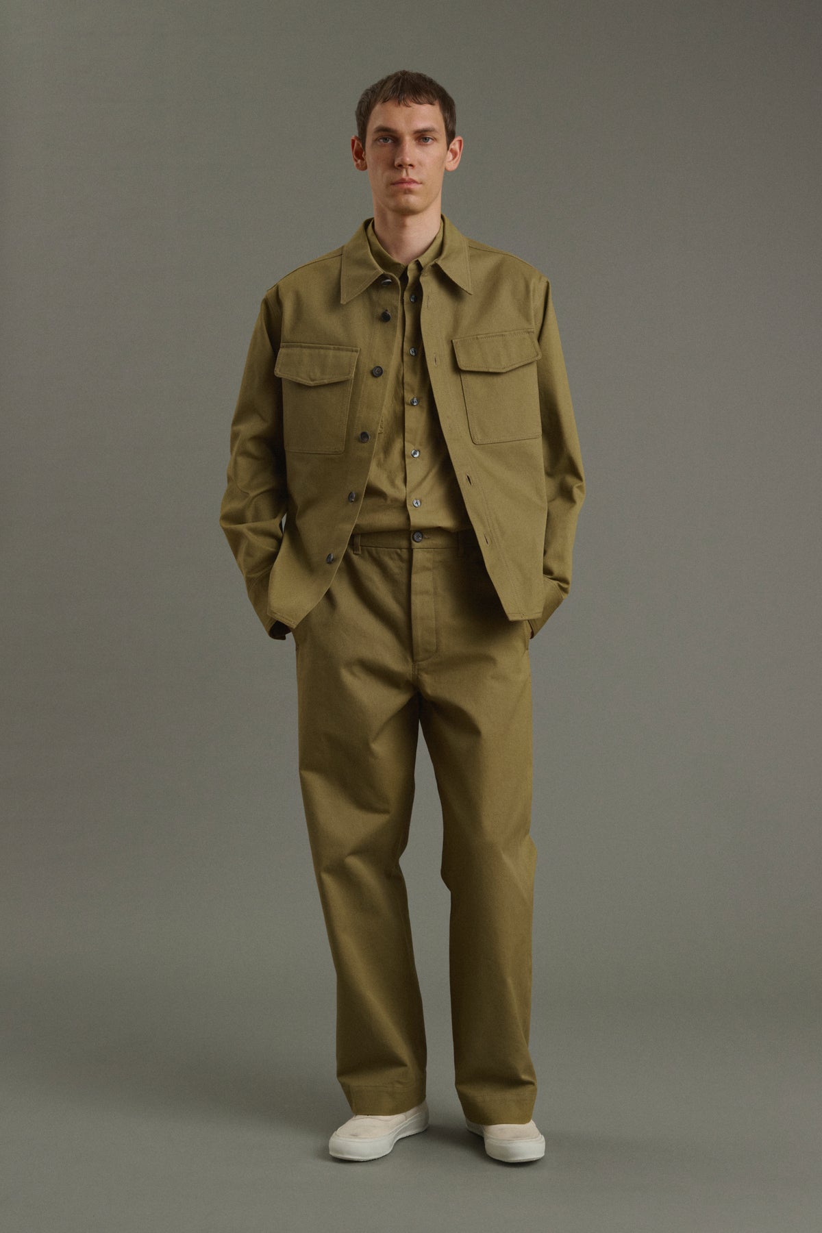 Shirt Tim - Beige - Cotton - Men