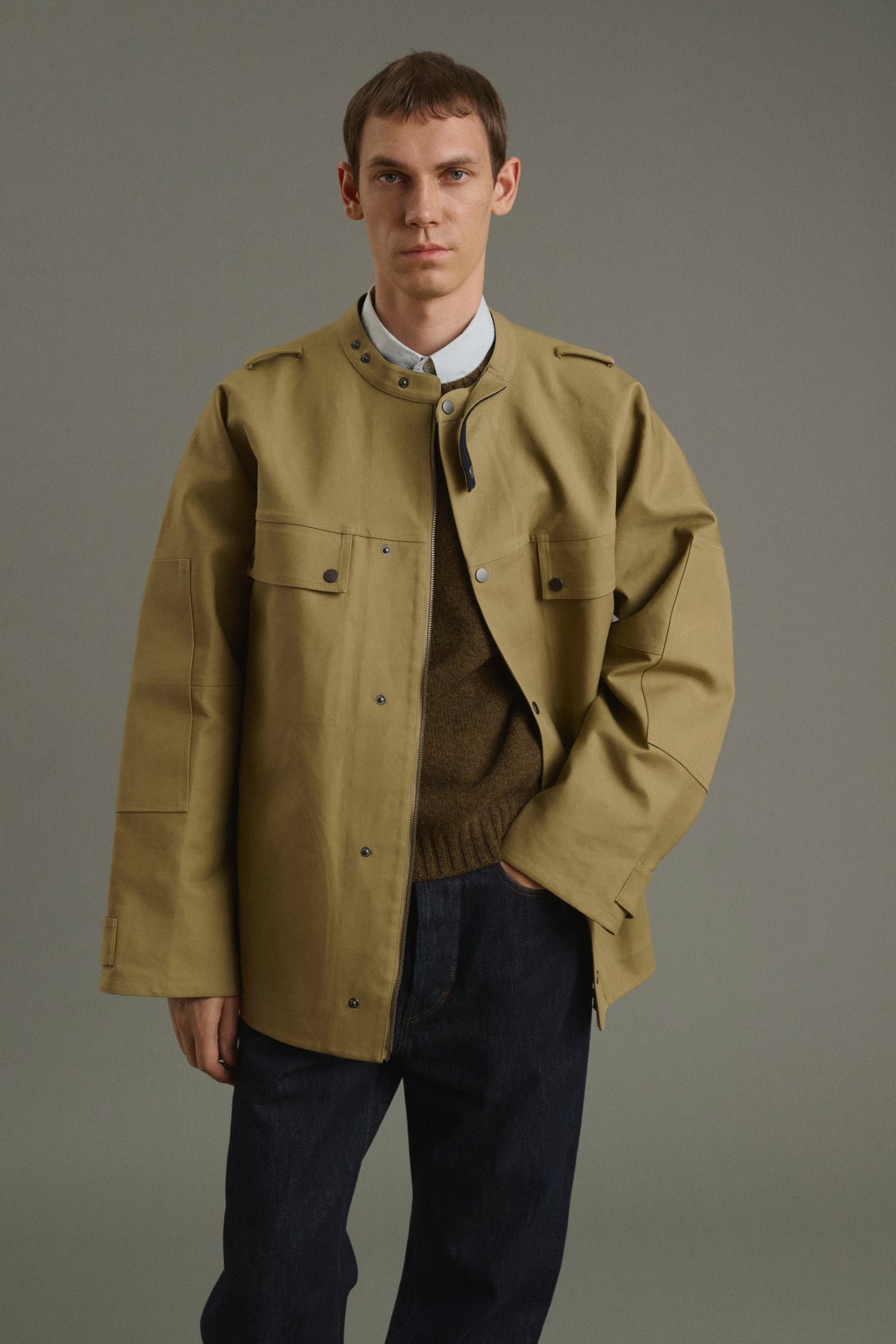 Martin coat - Beige - Cotton - Men vue 3
