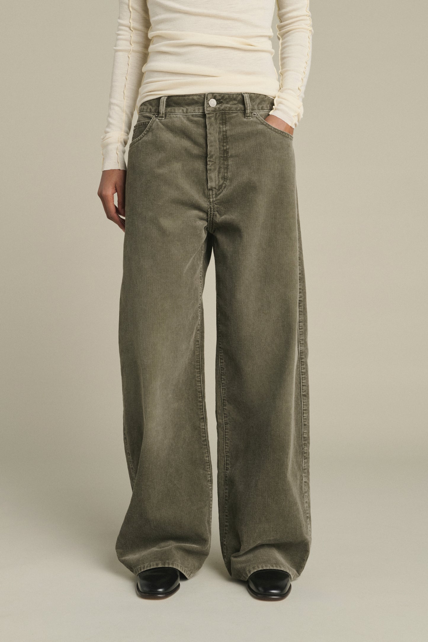 Hunter Trousers - Grey - Cotton - Women