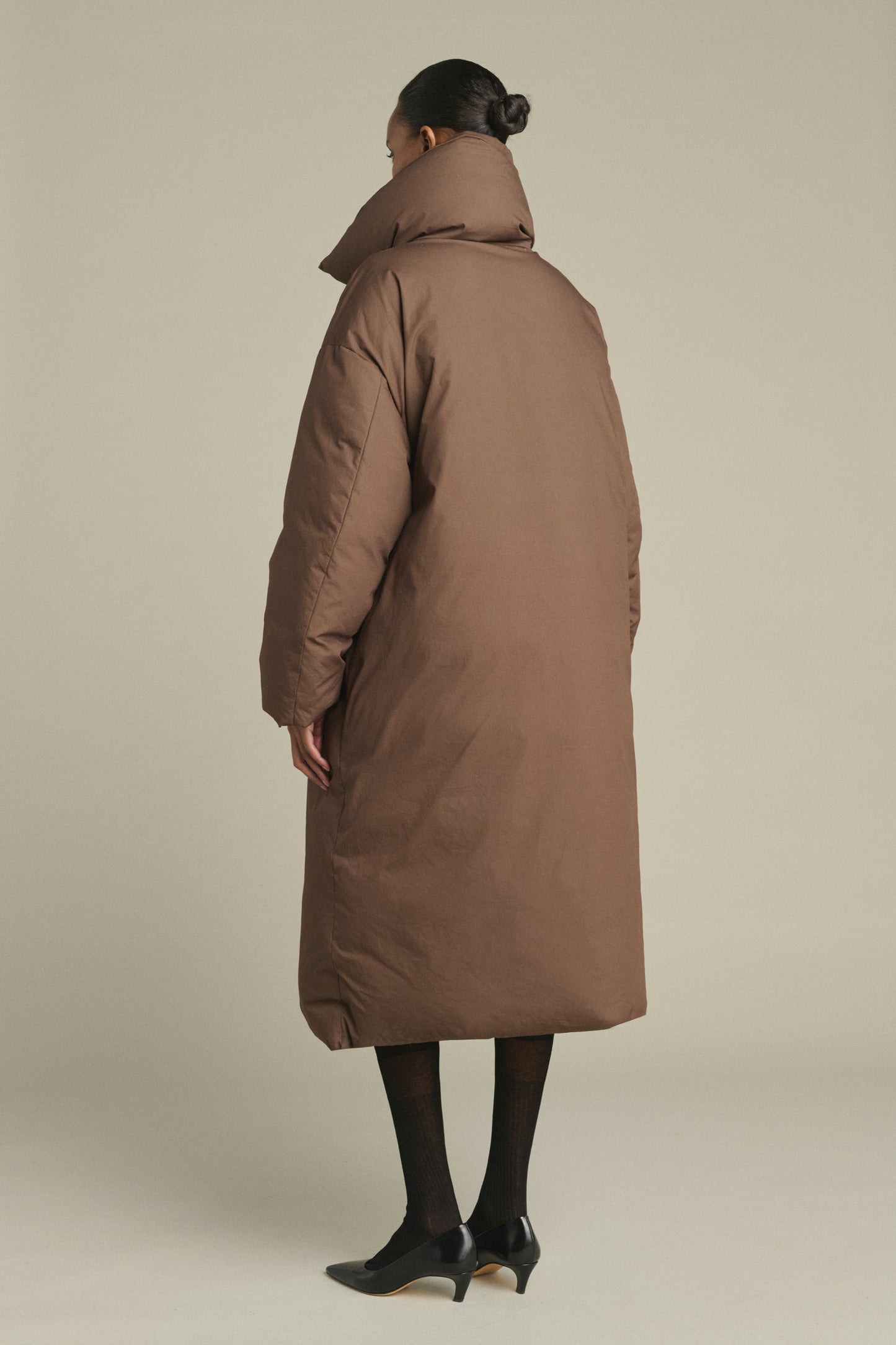 Kelvin puffer jacket - Brown - Cotton - Women