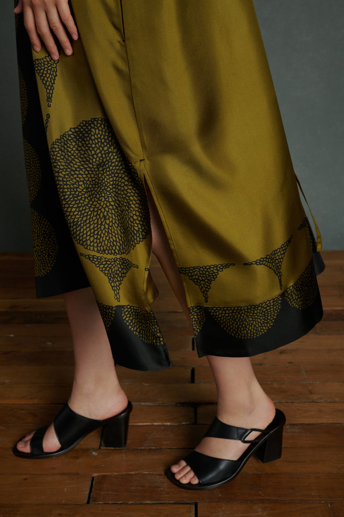 Sandales Astree - Noir - Cuir - Femme vue 2