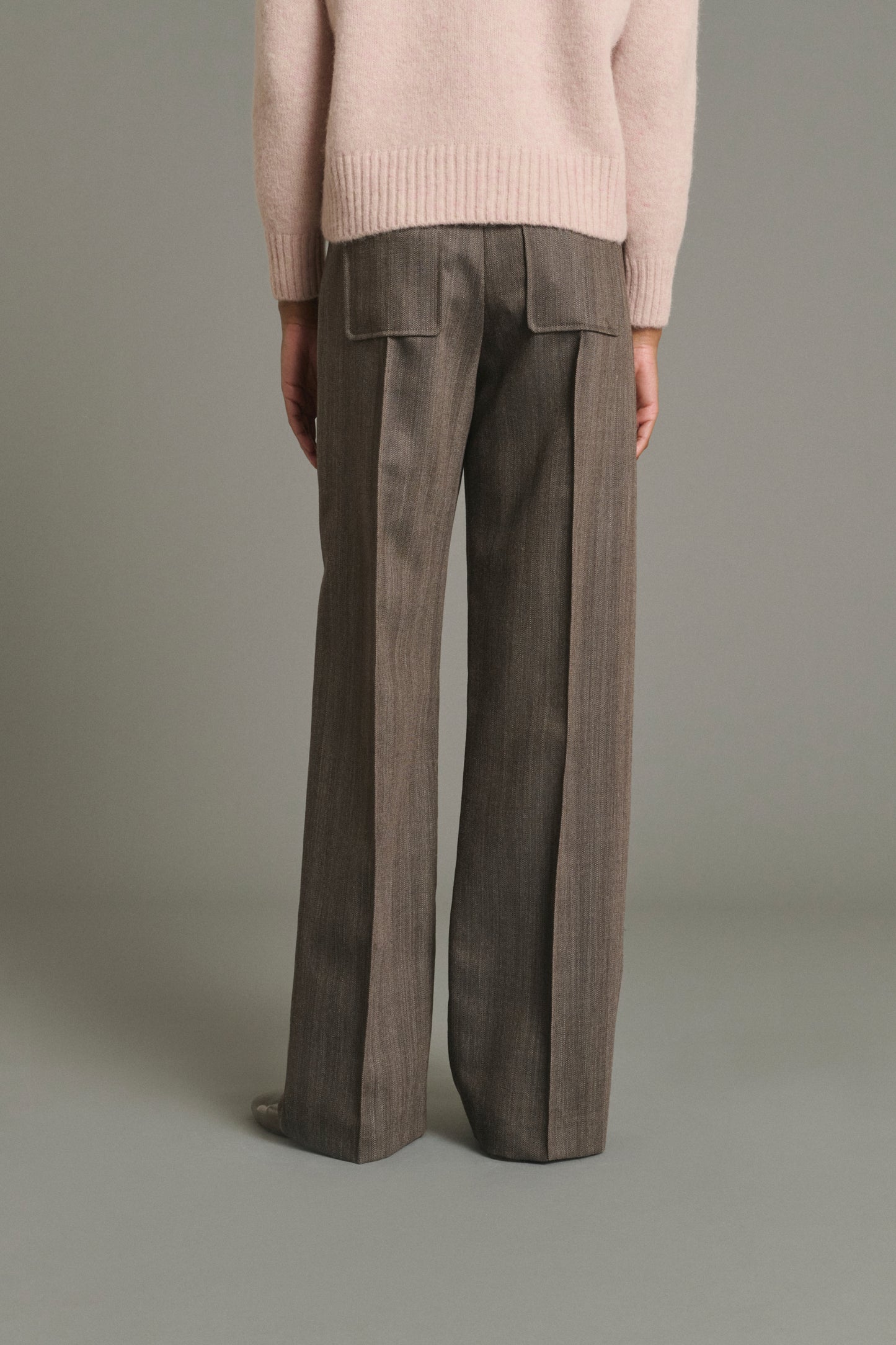 Harold Trousers - Marron Glacé - Wool - Women