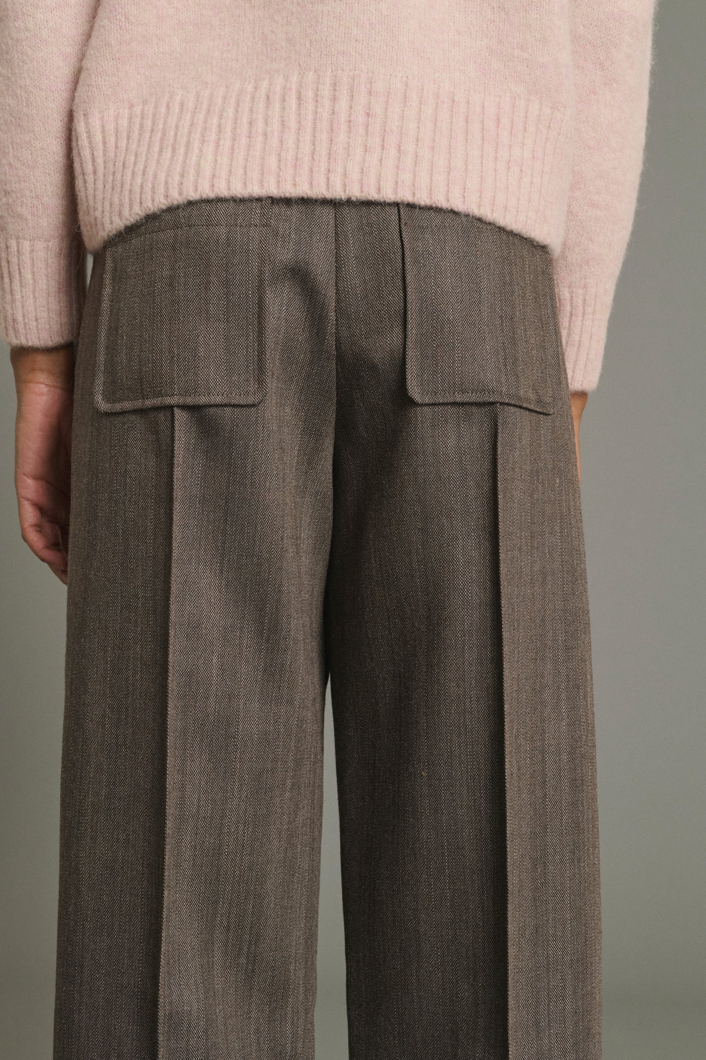 Harold Trousers - Marron Glacé - Wool - Women