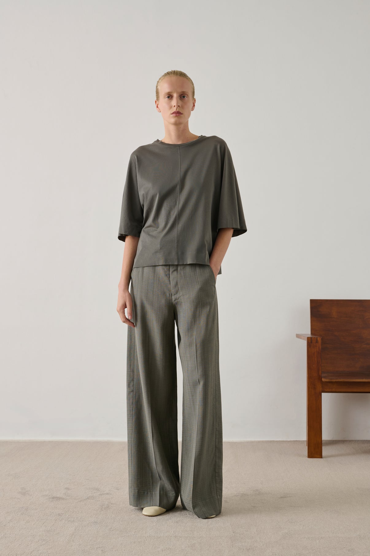 Tee-Shirt Helsinki - Ardoise - Coton - Femme vue 3