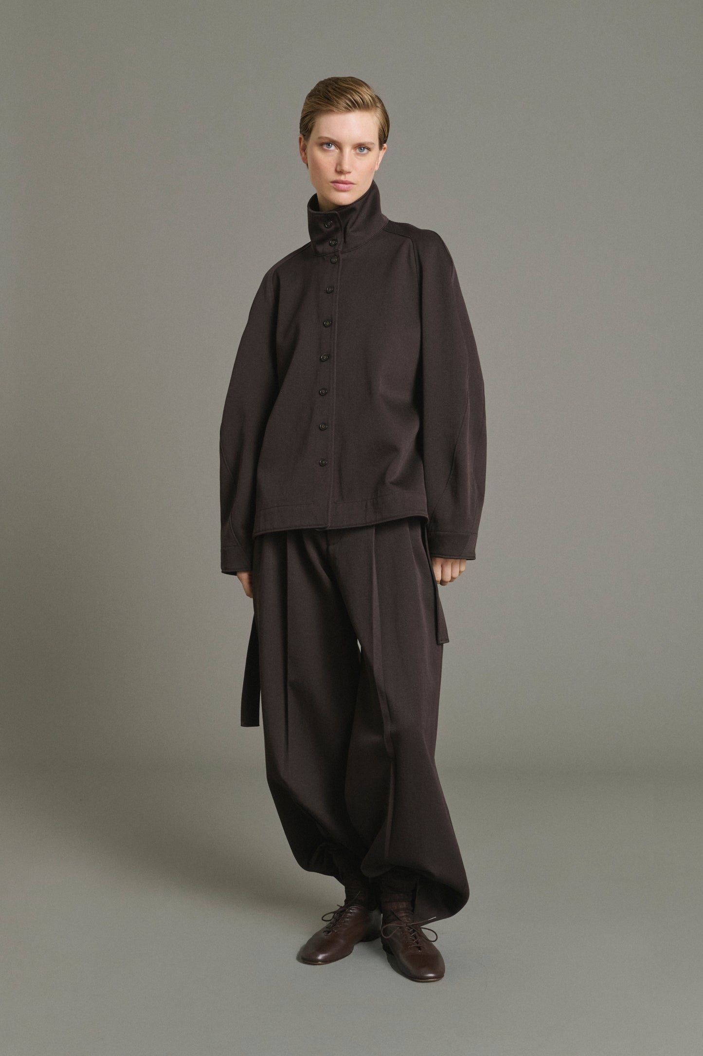 Geode Jacket - Ebony - Wool - Women