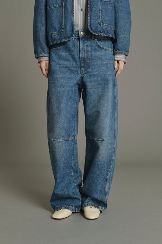 Jeans Eliott - Ample Blue Denim Women - Soeur