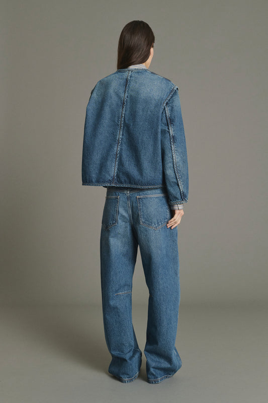 Jeans Eliott - Ample Blue Denim Women - Soeur