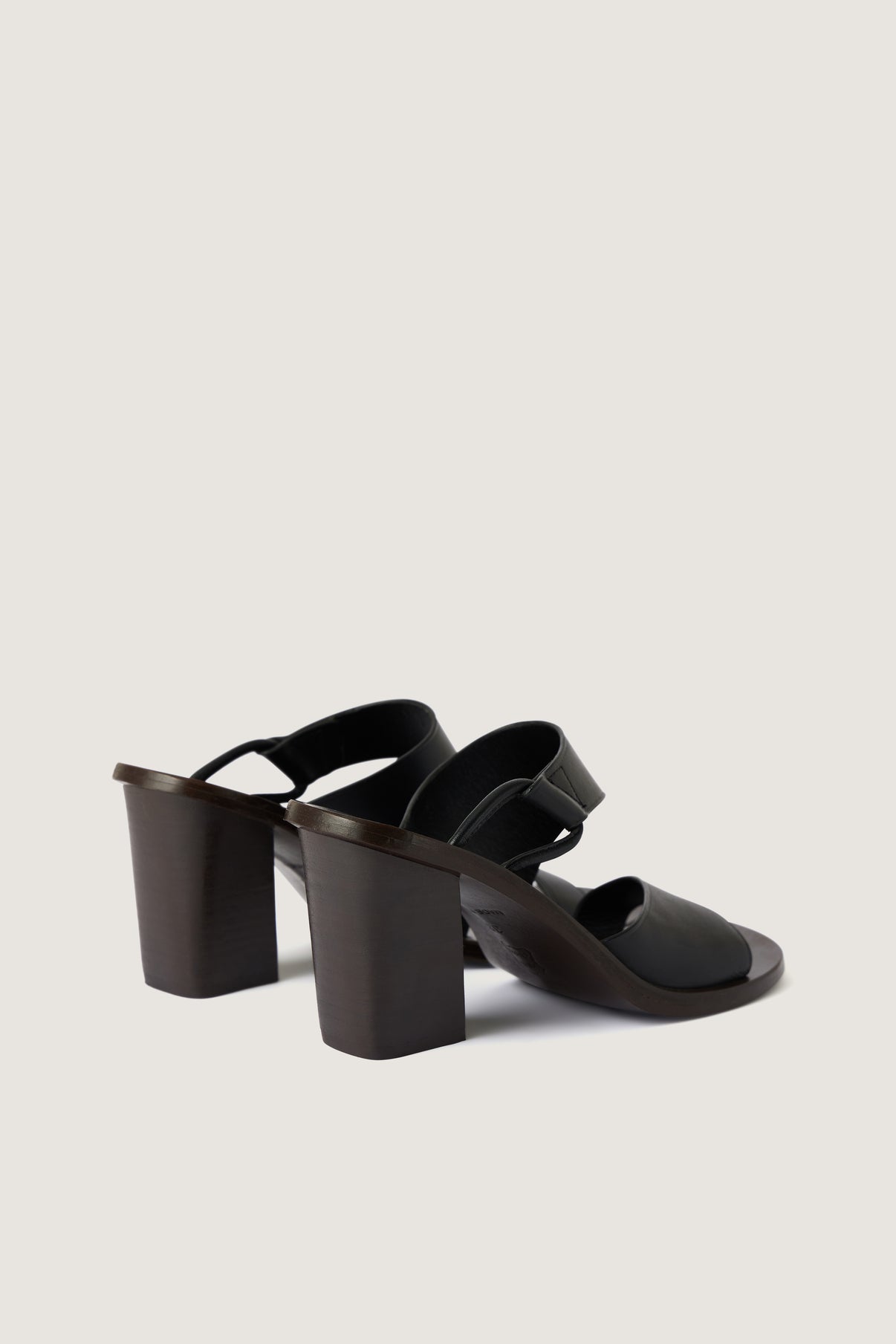 Sandales Astree - Noir - Cuir - Femme vue 5