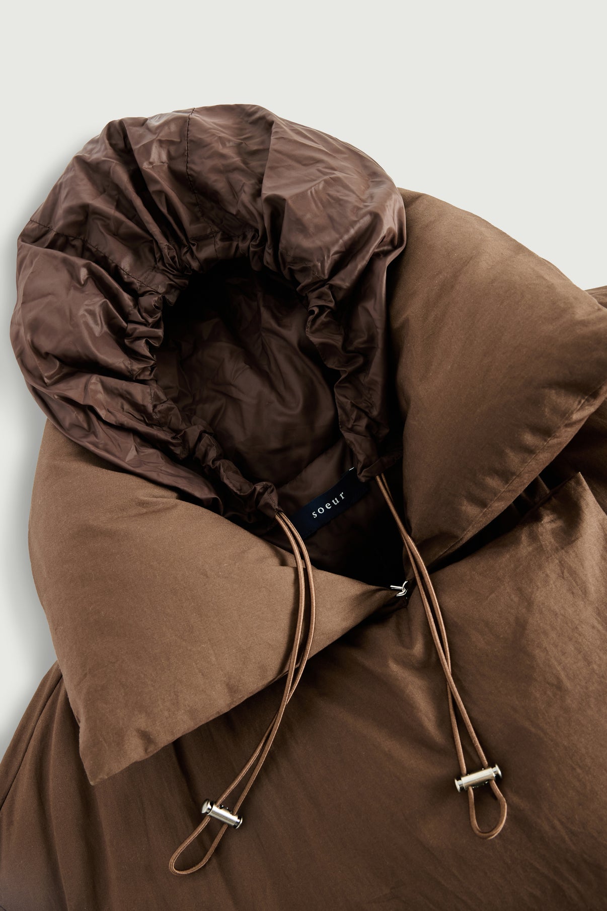 Kelvin puffer jacket - Brown - Cotton - Women vue 5