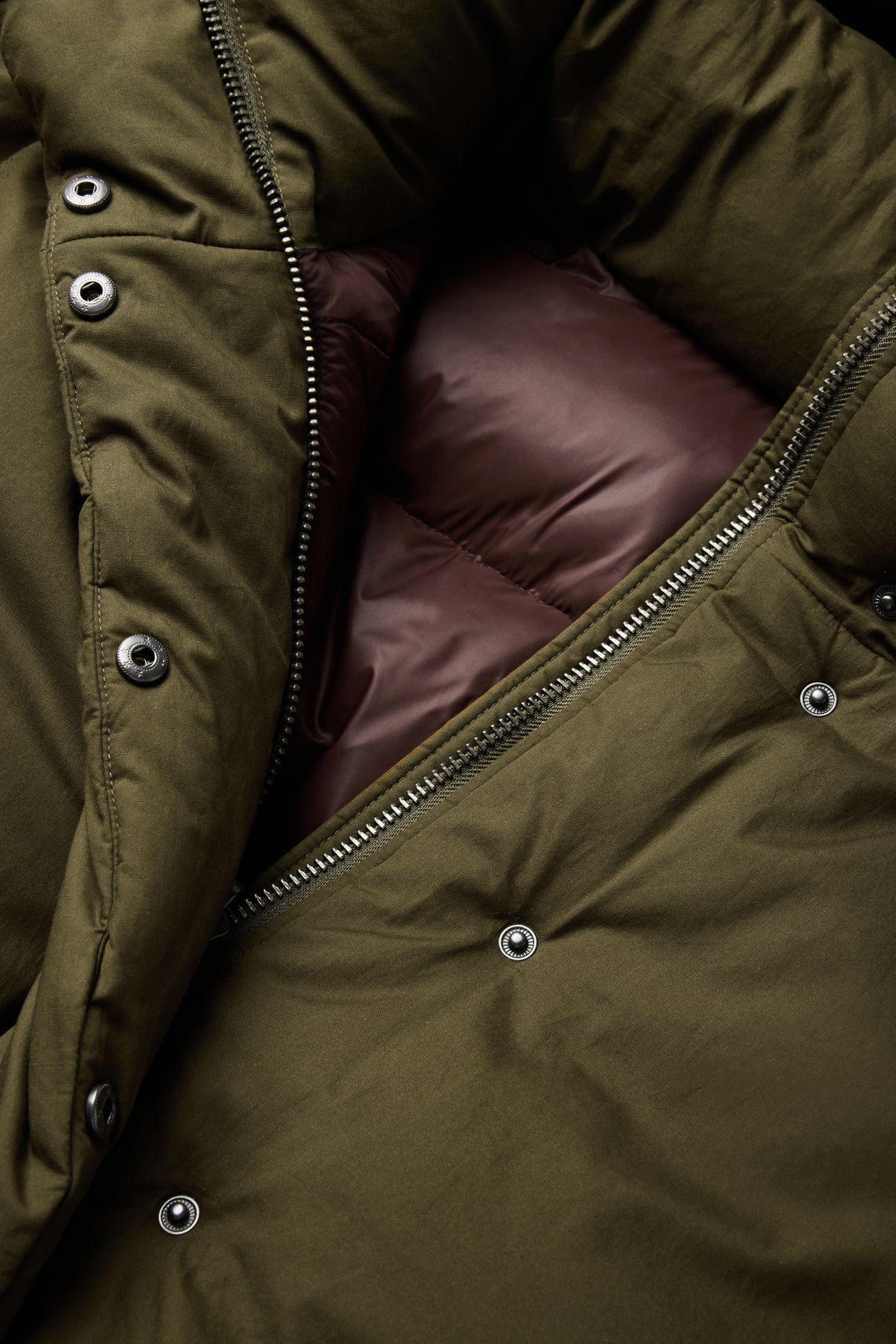 Java puffer jacket - Khaki - Cotton - Women vue 8