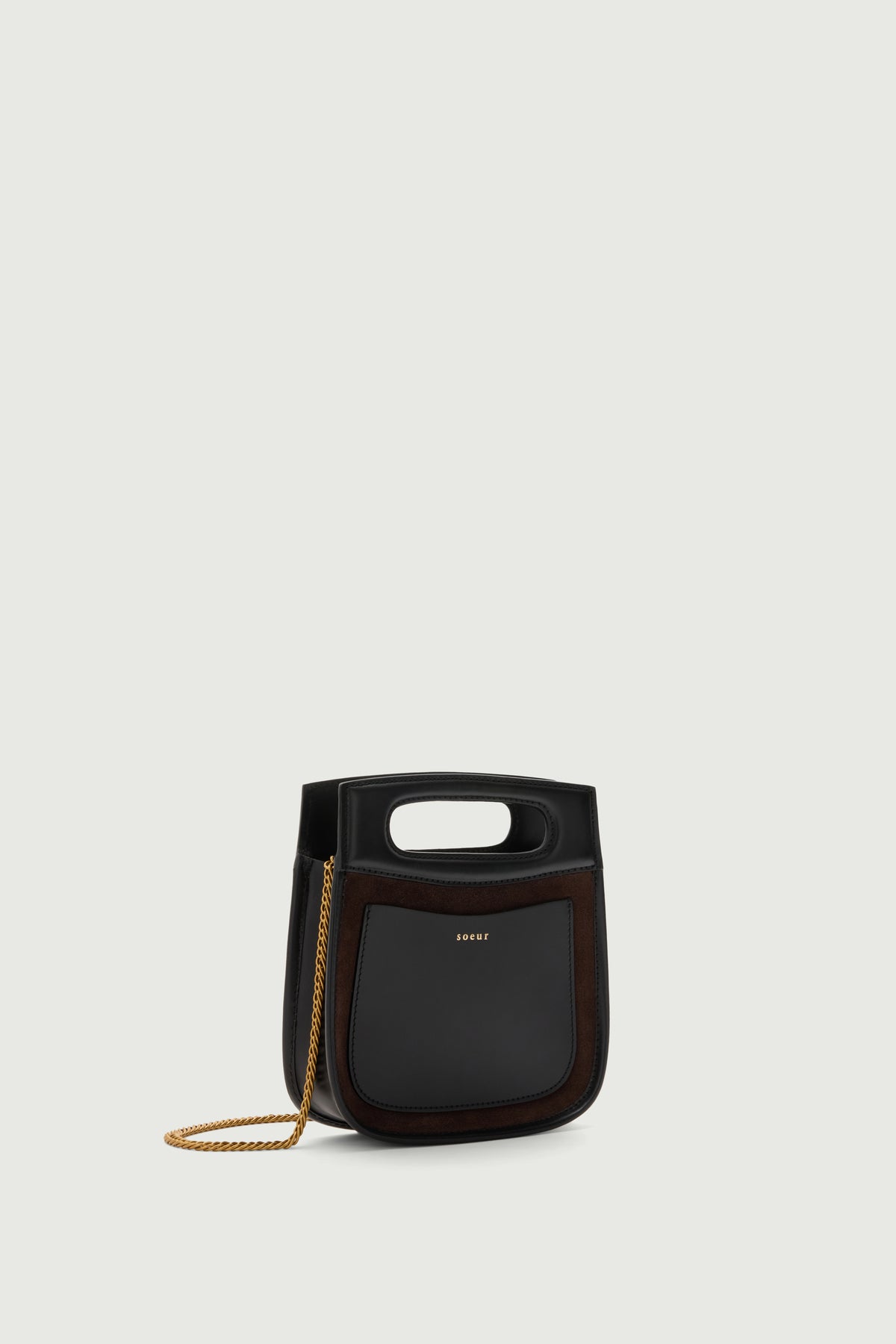 Cheri Mini bag - Dark Brown - Leather - Women